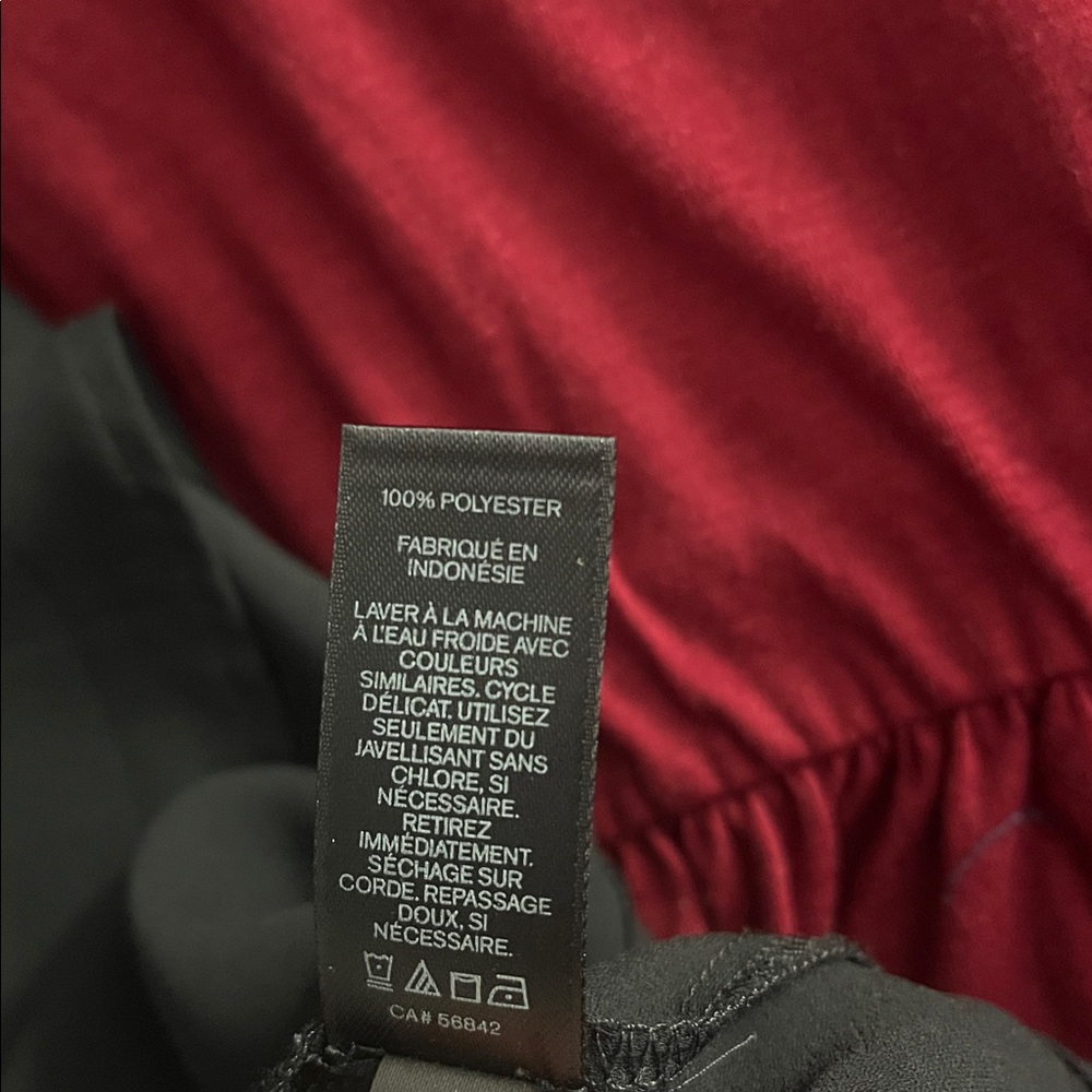 Express Black Cold Shoulder Button-Front Blouse W… - image 7